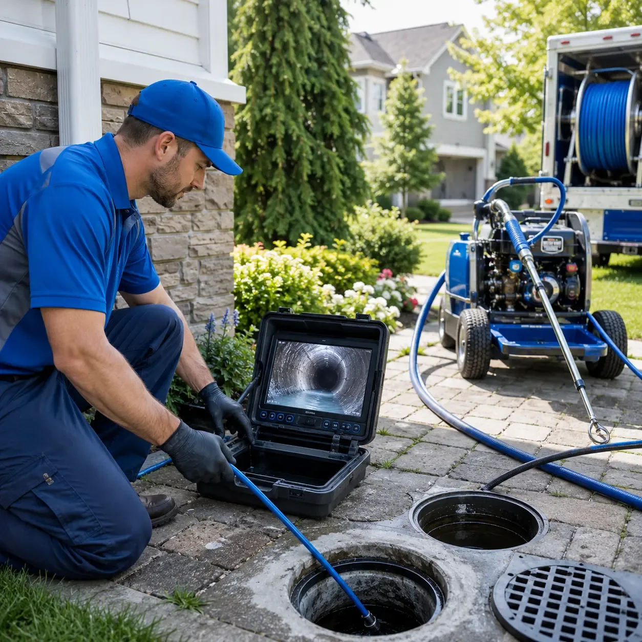 Outdoor drain cleaning professionals serving Avon, CT