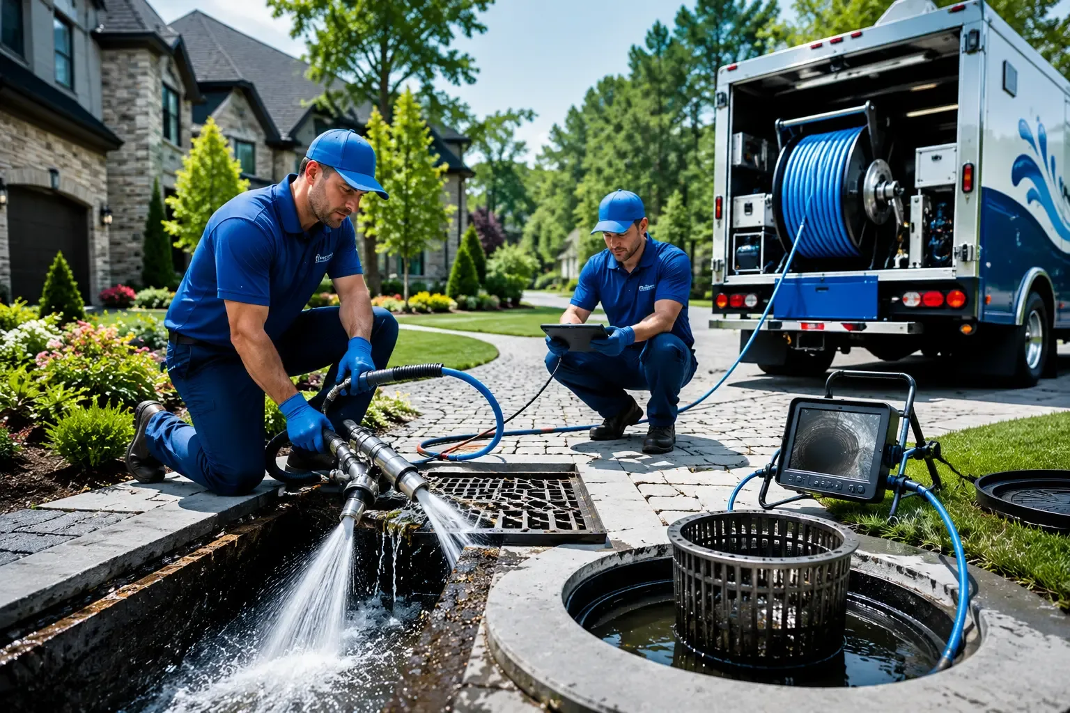 Local outdoor drain cleaning professionals in Avon, CT